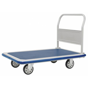 Fixed Handle Platform Flat Bed Trolley | Safety and Mobility